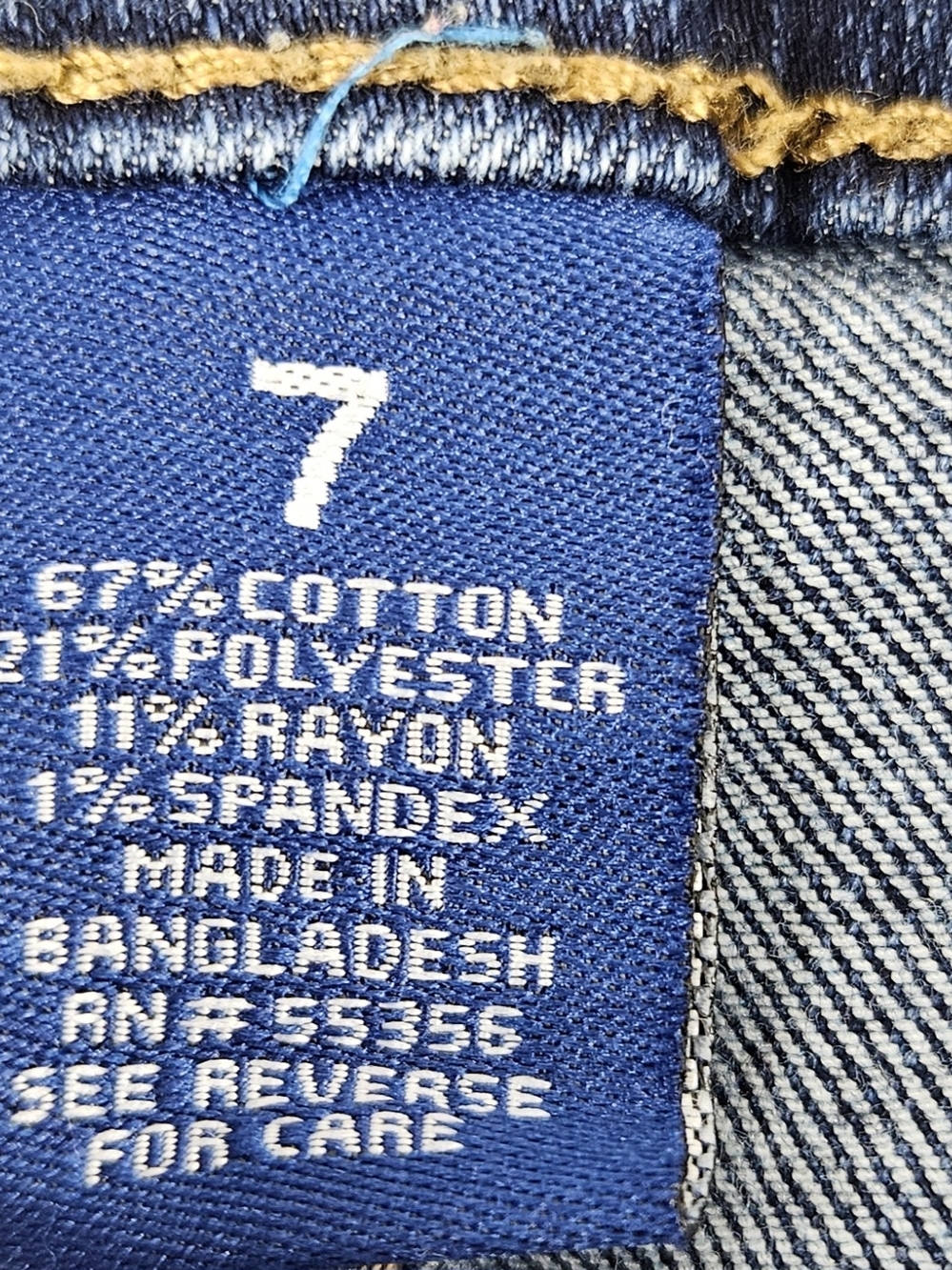 Blue Spice Dark Wash Denim Short Overalls Blue Size 7 - Picture 12 of 14